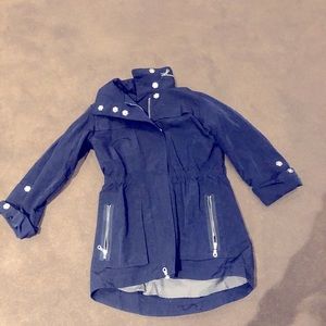 Navy hooded Anorak XS